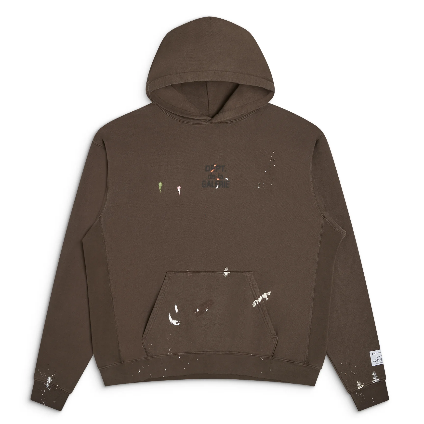 FRENCH LOGO PAINTED HOODIE - Image 2