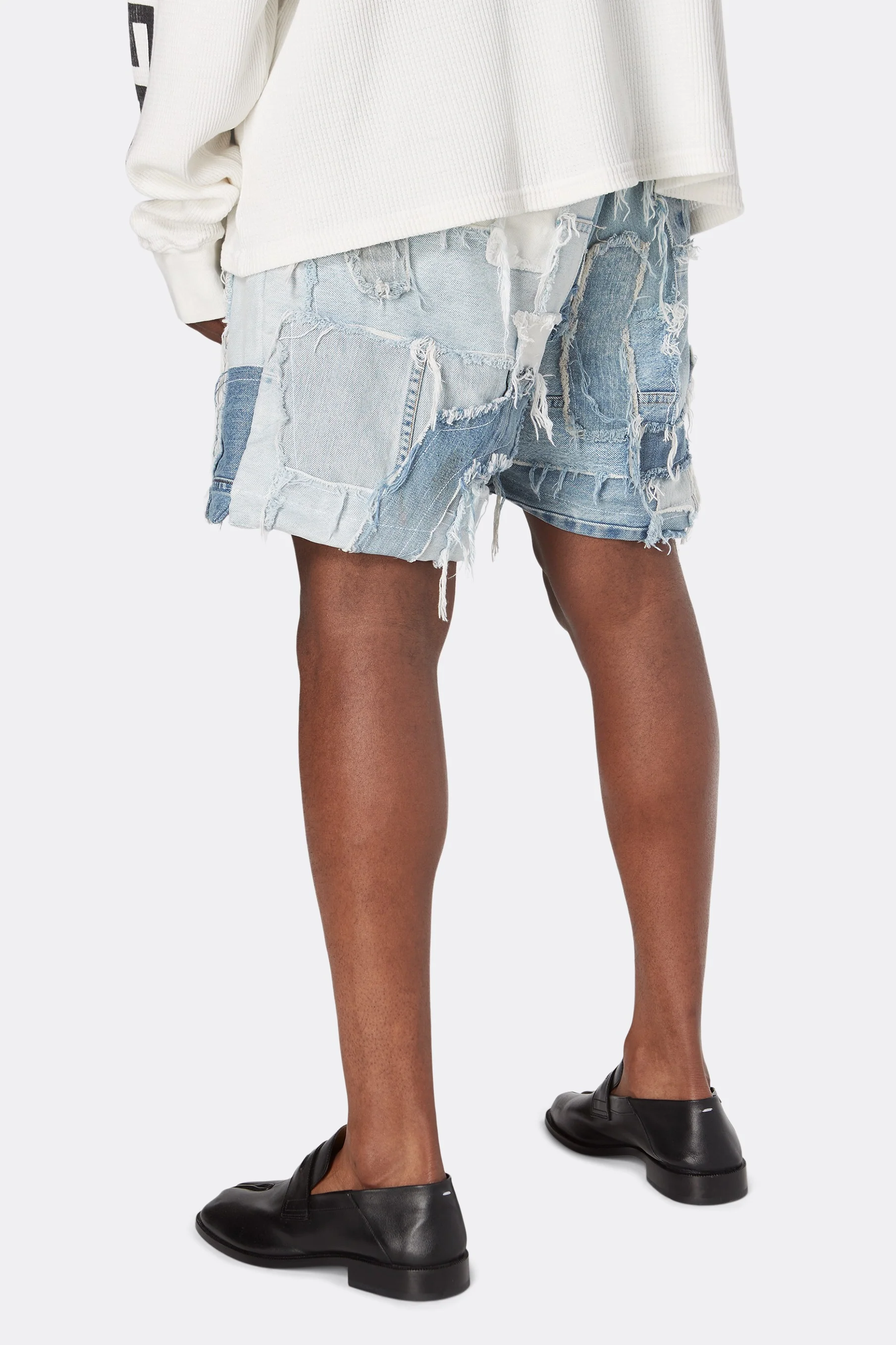 PATCHWORK DENIM ZUMA SHORTS - Image 12