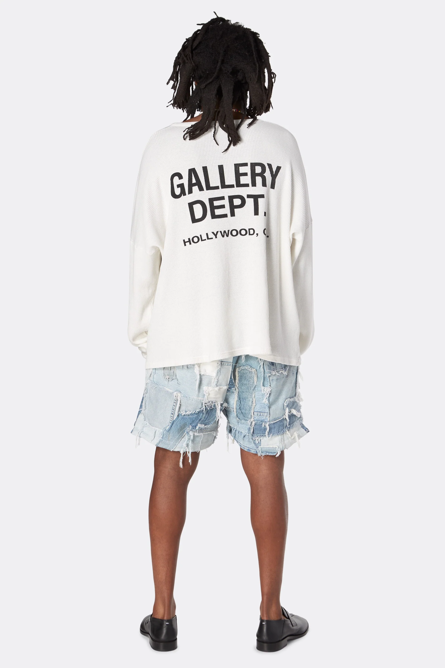 PATCHWORK DENIM ZUMA SHORTS - Image 4