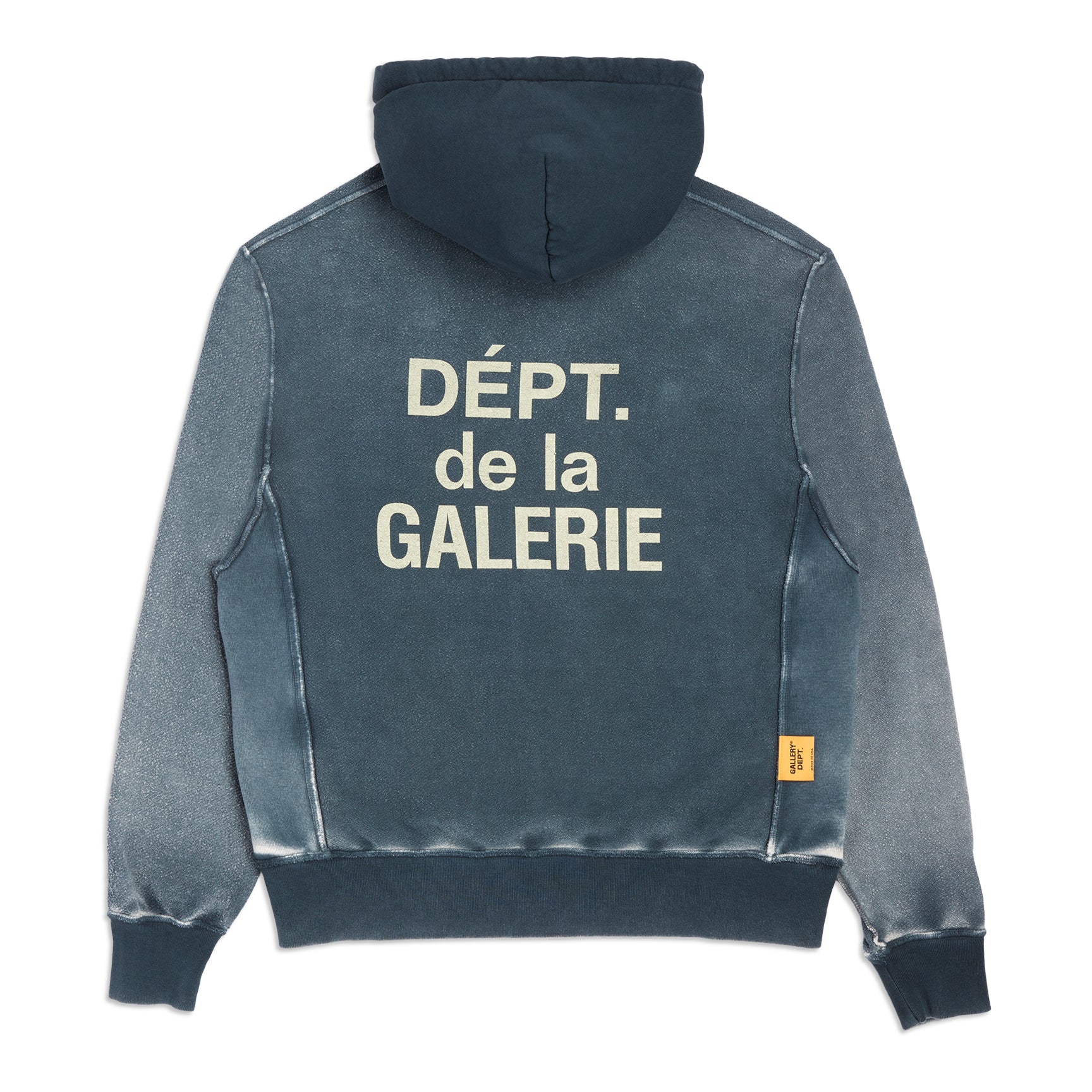 REVERSIBLE NAVY FRENCH LOGO HOODIE - Image 2
